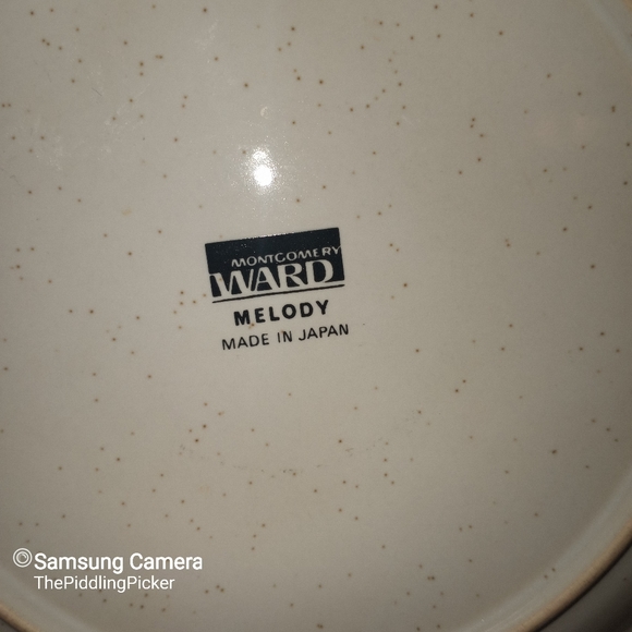 Vintage Melody Small/Salad Plate Montgomery Ward - Picture 5 of 11